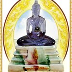 หลวงพ่อโสธร ภปร หน้าตัก ๕ นิ้ว ผิวสีม่วง