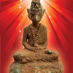 พ่อปู่ฤาษี หน้าครุฑ หน้าตัก 5 นิ้ว เนื้อโลหะสำริด