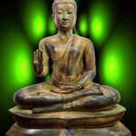 พระอู่ทอง ปางห้ามมาร หน้าตัก 9 นิ้ว