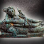 พระนารายณ์บรรทมสินธุ์ องค์จำลอง สภาพเก่า