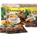 หมอเส็ง กาแฟผสมสมุนไพรสูตร 2 ตราหมอเส็ง 25 ซอง ทอง น้ำตาล 25 ซอง