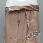 กางเกงเลขายาวสีน้ำตาลอ่อน (รหัส E48)
