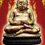 พระสังกัจจายน์ หน้าตัก 5 นิ้ว เนื้อหล่อปูนปั้นพ่นทรายผิวสีทอง