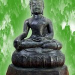 พระเชียงแสน สิงค์๑ ฐานบัว หน้าตัก9นิ้ว