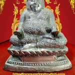 พระสังกัจจายน์ ปางรับทรัพย์ หน้าตัก ๕ นิ้ว เนื้อสำริดเงินยวง