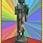 พระสีวลี พระอรหันต์แห่งโชคลาภ สูง 13 นิ้ว เนื้อโลหะทองเหลืองสำริด