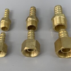 ข้อต่อทองเหลือง หางปลา