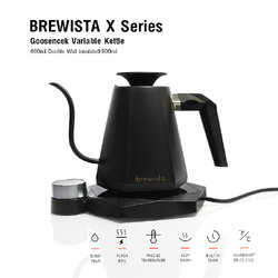 BREWISTA X GOOSENECK VARIABLE KETTLE 800ML สีดำ