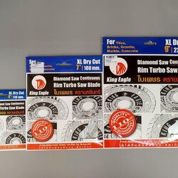 ใบตัดปูน กล่องน้ำเงิน King Eagle เทอร์โบ 2in1