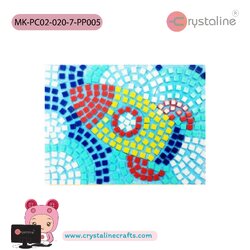 Mosaic picture by number kit - Rocket (size 13x17 cm,1pc/pack)