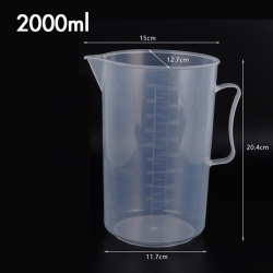 ถ้วยตวง เหยือกตวง พลาสติก มีหูจับ 2000 ml. 1610-440