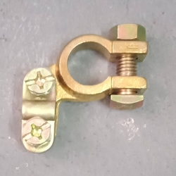 ขั้วแบตเตอร์รี่ทองเหลือง (-)