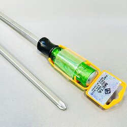 ไขควงทะลุ META 6มิล ชุบสติมแม่เหล็ก ( + )