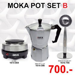 ชุดมอคค่าพอท ไอมิกซ์ อลูมิเนียม SET-B