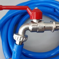 สายยางฟ้า เกรดA (นิ่ม) [1ม.]