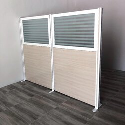 พาทิชั่น/ฉากกั้นห้อง/กระจกขัดลาย เสากรอบอลูมิเนียม