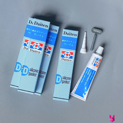 กาวดำทาปะเก็น กล่องฟ้า (Daiten) ขนาด100 กรัม