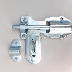 กลอนขวางซิงค์ชุบขาว 4"