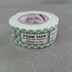 เทปโฟม 2 หน้า ม้วนเล็ก 1" x 1ม. INTER