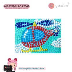 Mosaic picture by number kit - Airplane (size 13x17 cm,1pc/pack)