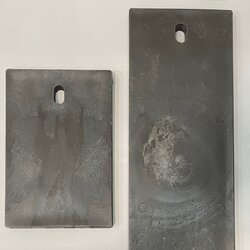 แผ่นรองมิเตอร์ไฟฟ้า พลาสติก สีดำ