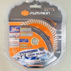 ใบตัดปูน 4นิ้ว ไม่มีร่อง ส้ม พัมคิน