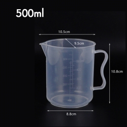 ถ้วยตวง เหยือกตวง พลาสติก มีหูจับ 500 ml. 1610-438