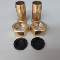 ขามิเตอร์ทองเหลือง 1/2" (1คู่)