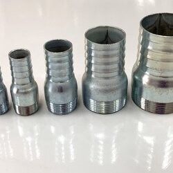 ข้อต่อหางปลาเหล็ก เกลียวนอก