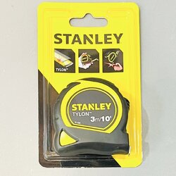 ตลับเมตร หุ้มยาง 3ม. สแตนเล่ย์