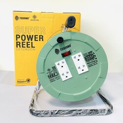 โรลเก็บสายไฟ โตชิโน 3x1.5 30เมตร.PM315ST-30M