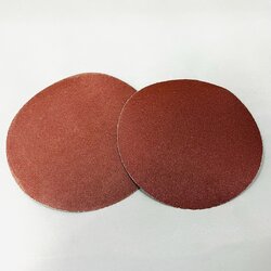 กระดาษทรายกลมหลังสักหลาด 7"