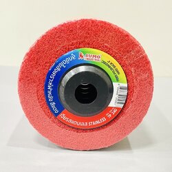 ลูกขัดใยสังเคราะห์ 4" #240 7P สีแดง Sumo