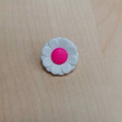 Big Daisy button - Pink col. (size 27L,144pcs/pack)