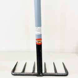 คราดเหล็ก 6ฟัน พร้อมด้าม นกอินทรี