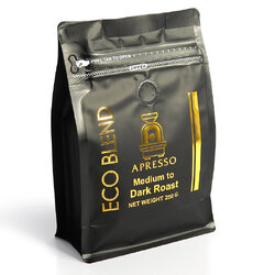 กาแฟ Eco blend อีโคเบลนด์ 250 กรัม คั่วกลางเข้ม