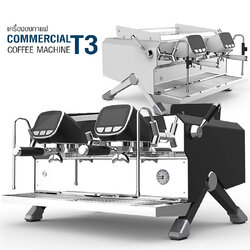 เครื่องชงกาแฟ T3 - 2 หัวชง รุ่น 3 หม้อต้ม