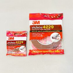 เทป 2หน้า 3M (แดง)