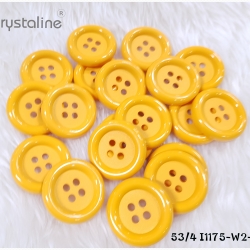 Big button - Yellow col. (size 53L,50pcs/pack)