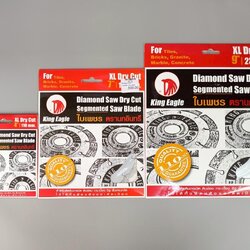 ใบตัดปูน มีร่อง กล่องแดง King Eagle