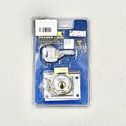 กุญแจลิ้นชัก สีเงิน No.DW 2" S โซเล็กซ์ SOLEX