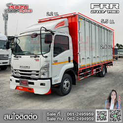 รถบรรทุกอีซูซุ 6 ล้อ ISUZU FRR 190 ขนาด 2.2 x 5.5 x 2.4 เมตร. ภายใน ตู้อลูมิเนียม เปิด 10 บาน EURO3