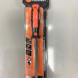 ตะไบสามเหลี่ยม หยาบ 6" พร้อมด้าม พัมคิน