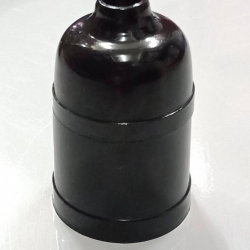 ขั้วห้อยเกลียว ดำ E27-N