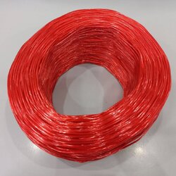 เชือกฟางลวด สีแดง