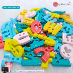 English alphabet - Fun col. (100g/pack)