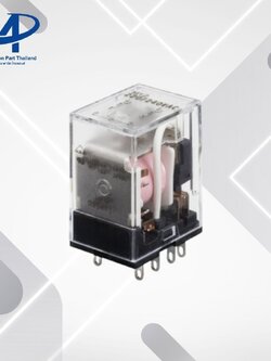 MY2N Omron รีเลย์ MY2 (รับประกันสินค้า) มีไฟ 12V