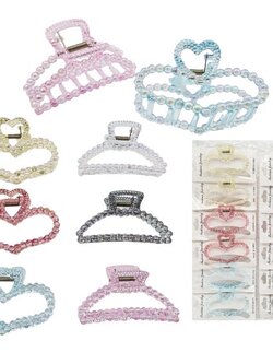 กิ๊บหนีบผม คละแบบ *9.5 CM*