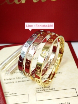 กำไลคาเทียร์ รุ่นเพชร Hiend cartier bracelet Love diamonds