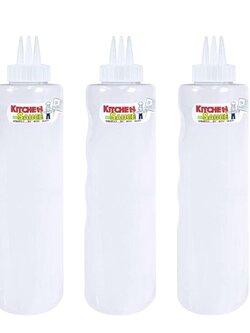 ขวดซอส ดัมเบลล์ใหญ่ใส *3 หัว 750 MI*